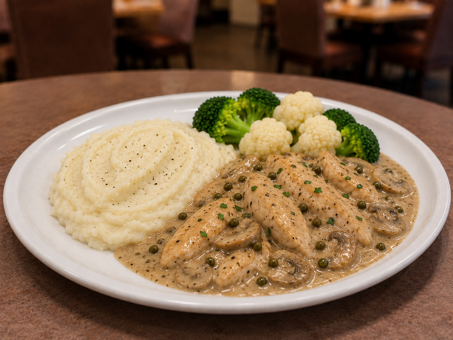 Chicken in Peppercorn Sauce