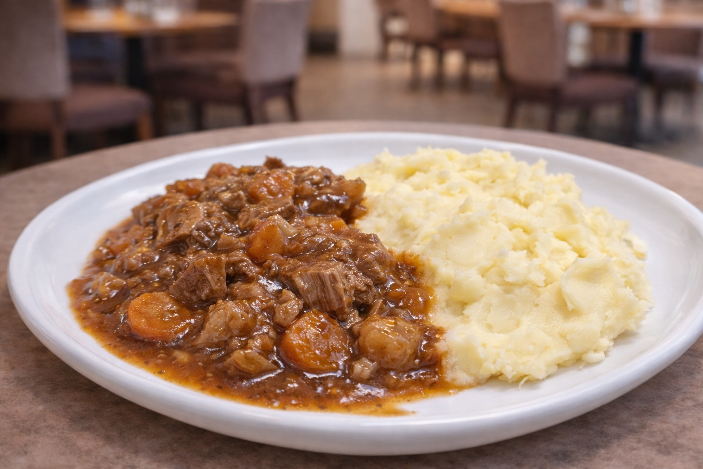 Lamb Casserole with Mash Potatoes