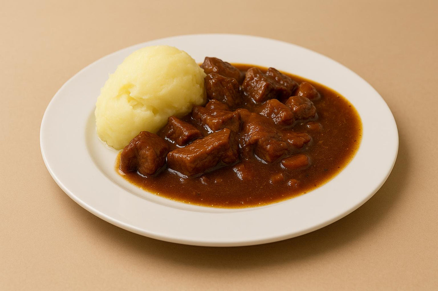 Lamb Casserole with Mash Potatoes