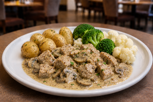 Pork in Mustard Cream Sauce