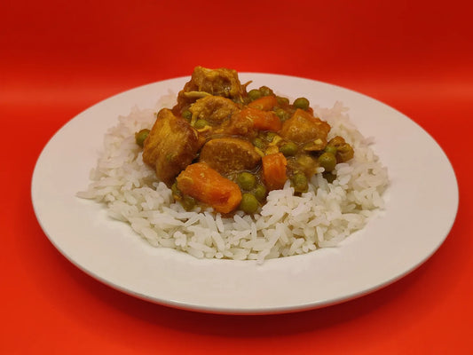 Chicken Madras Curry with Rice (gluten free)