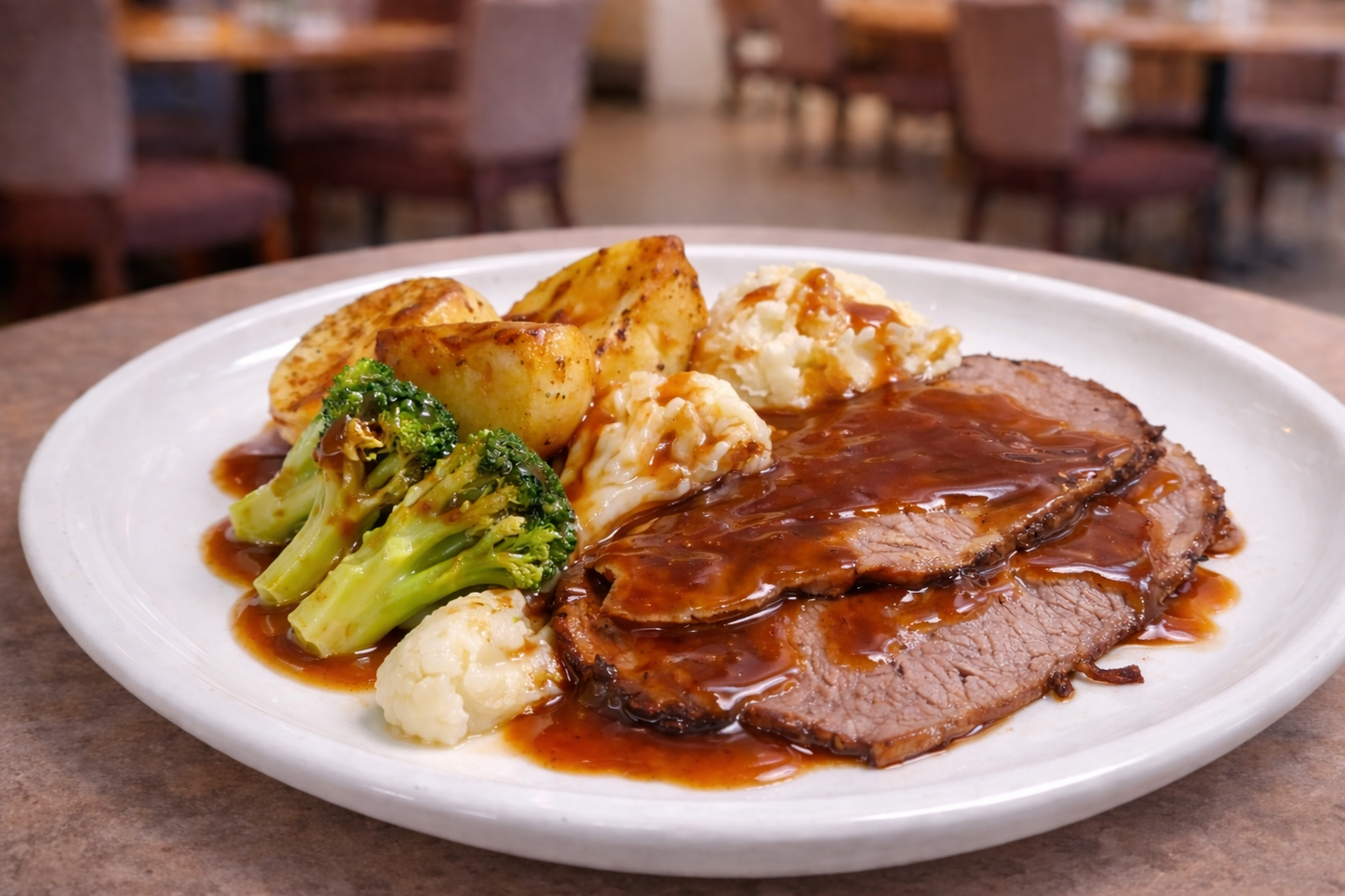 Roast beef dinner