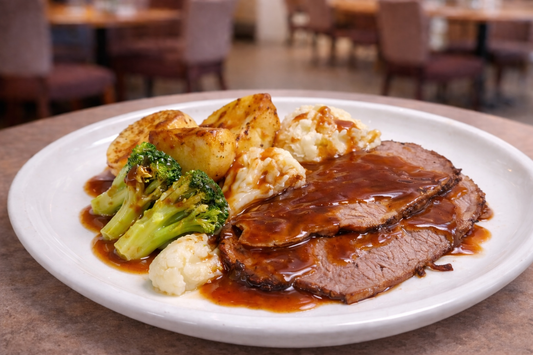 Roast beef dinner