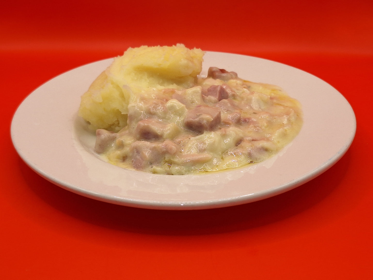 Gammon & Chicken in Cheese Cream